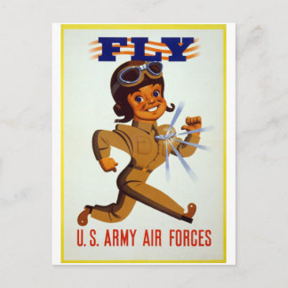 Fly - US Army Air Forces Postkarte