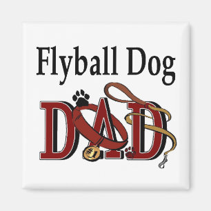 Flyball Dog Geschenke Magnet
