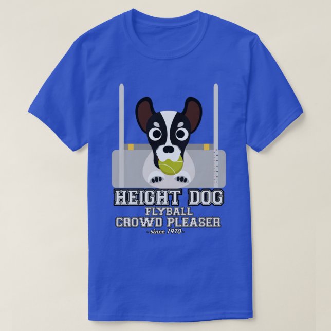 Flyball-Höhenhund T-Shirt (Design vorne)