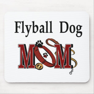 Flyball Hund Mama Geschenke Mousepad