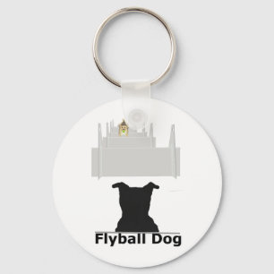 Flyball Hund Schlüsselanhänger
