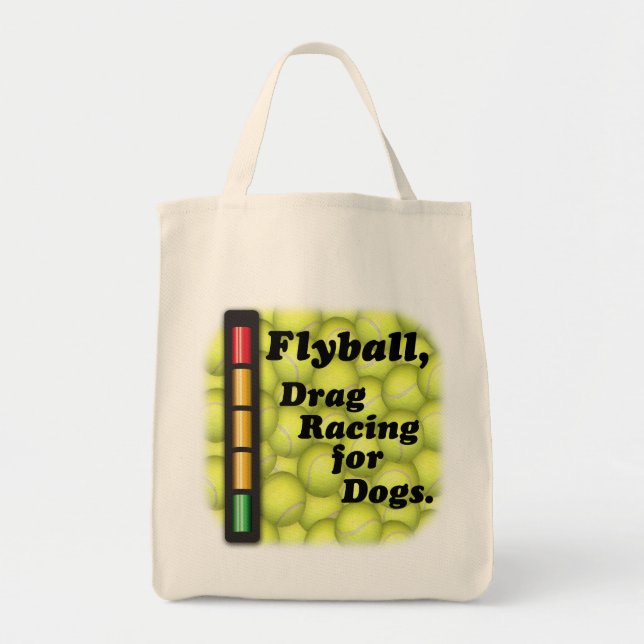 Flyball ist der Widerstand, der für Hunde, Tragetasche (Vorne)