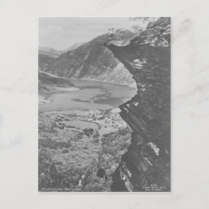 Flydaisjuvet Geiranger Vintage Postkarte
