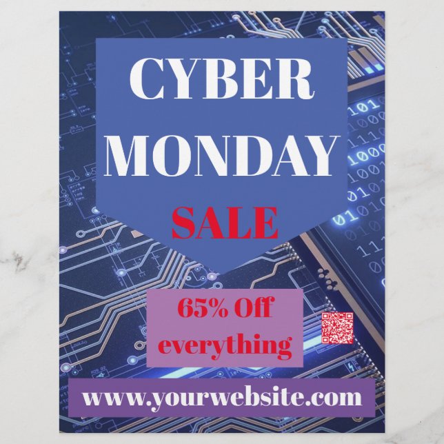 Flyer - Cyber Monday Angebot (Vorne)