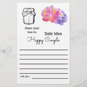 Flyer Date-Ideen - Veilchenblüten