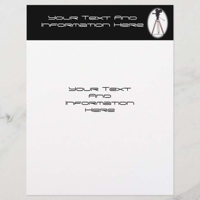 Flyer der Filmkamera (Vorne)