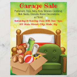 Flyer der Garagenvermarktung