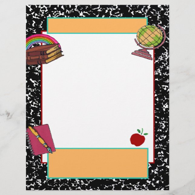 Flyer der Schulsammlung, Notizpapier, Schlackenpap (Vorne)