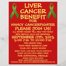 Flyer des Nutzens für Leberkrebs