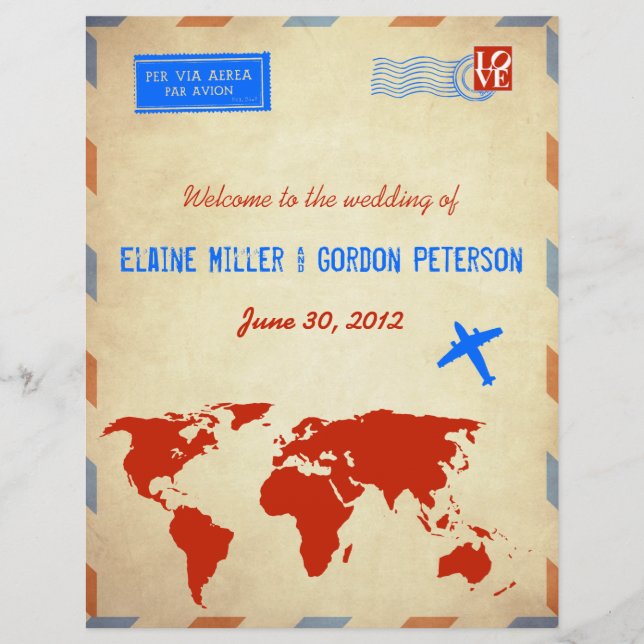 Flyer des Programms für Vintage Luftpost: Not (Vorderseite)