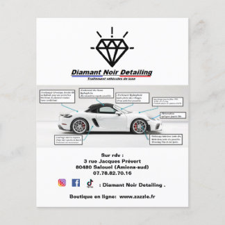 Flyer Diamant Noir Detailing MARK 1