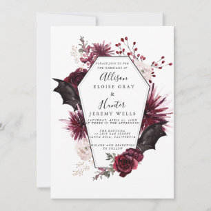 Flyer Faire-part de mariage Halloween