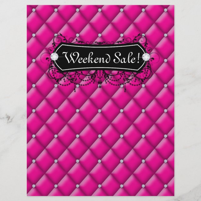 Flyer Fashion Schmuck Pink Diamond Tuftig (Vorne)
