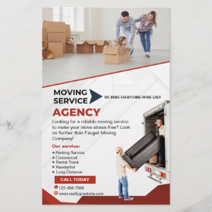 Flyer für bewegliche Dienste