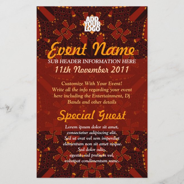 Flyer für Erdereignisse (Vorne)