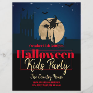 Flyer für Halloween-Kostüm-Party-Veranstaltung