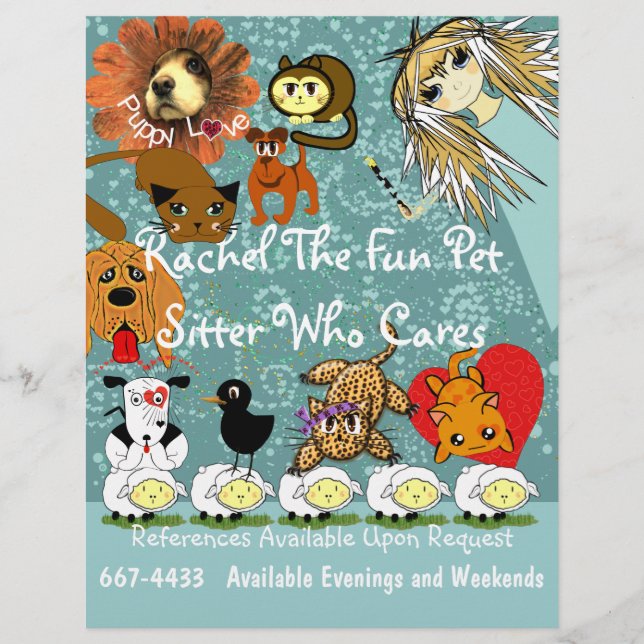 Flyer für Haustiere (Vorne)