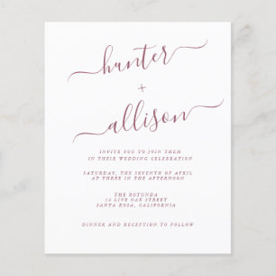 Flyer für Hochzeitsfeiern