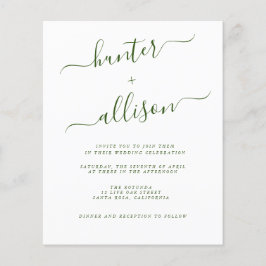 Flyer für Hochzeitsfeiern