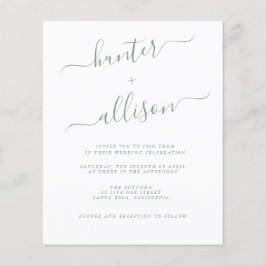 Flyer für Hochzeitsfeiern