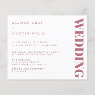 Flyer für Hochzeitsfeiern