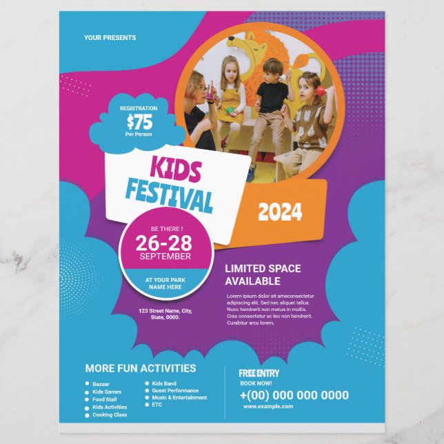 Flyer für Kinder (Vorderseite)