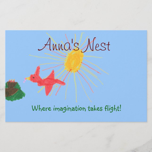 Flyer für Kinderbetreuung (Vorne)