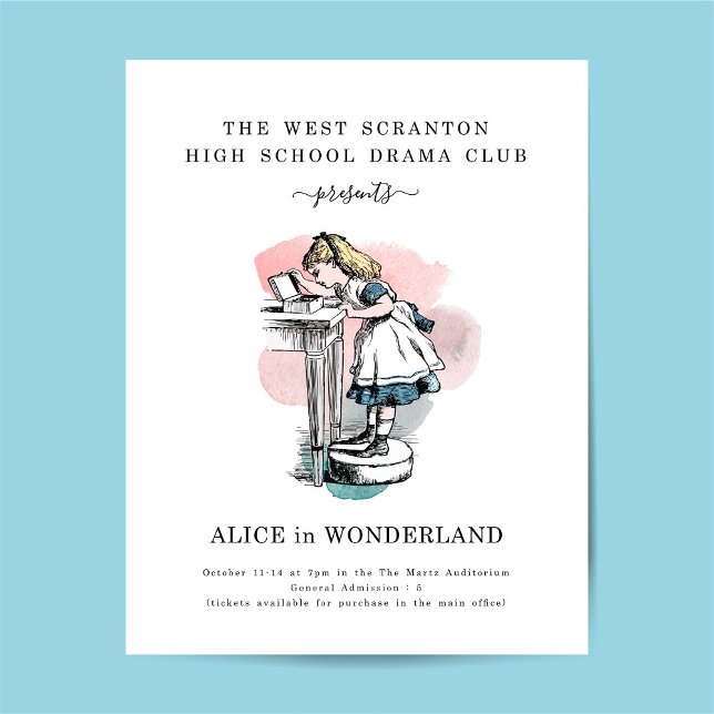 Flyer für Schulspiele oder Theatervorführungen (Von Creator hochgeladen)