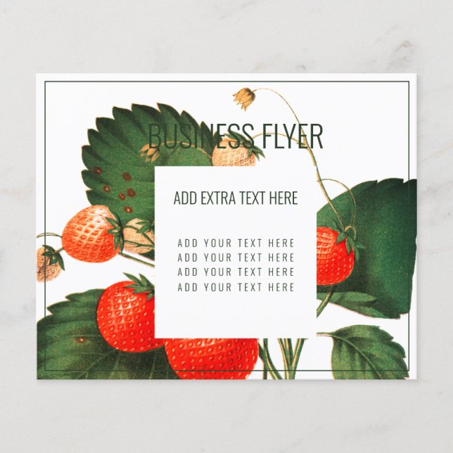 FLYER FÜR UNTERNEHMEN: GARTEN + FAIRE : STRASSEN (Vorne)
