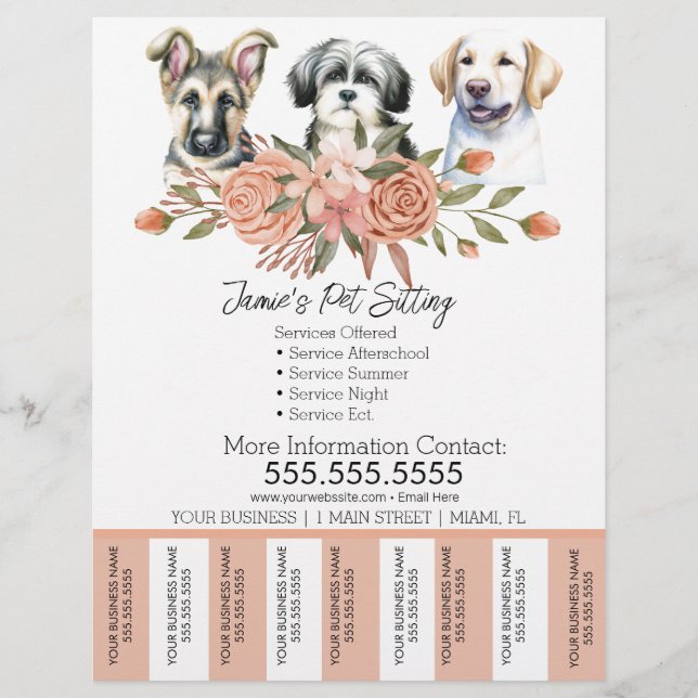 Flyer für Wasserfarbenleder (Vorne)