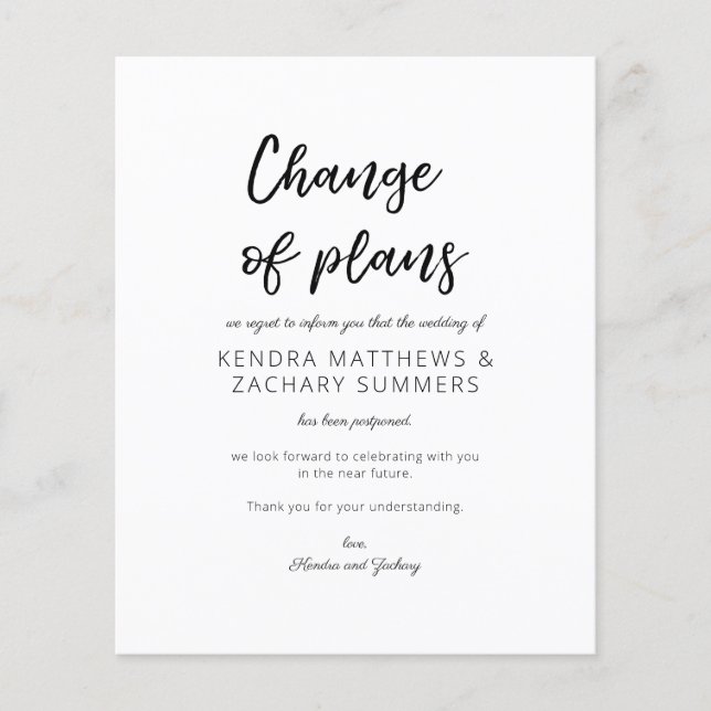 Flyer "Haushaltsschwarz und Weiß" (Vorne)