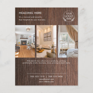 Flyer Minimalistisch Business Marketing Logo und