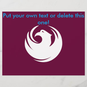 Flyer mit der Flagge von Phoenix, Arizona