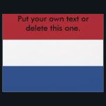 Flyer mit der niederländischen Flagge<br><div class="desc">Probieren Sie Ihre Events oder Ankündigungen mit unserem aufsehenerregenden Flyer unter der Flagge der Niederlande aus! Dieser Flyer ist mit lebendigen Farben und auffälligen Designs gestaltet und ist mehr als nur ein Werbeträger; er ist eine Feier der holländischen Kultur und Identität. Die herausragende Darstellung der niederländischen Flagge macht diesen Flyer...</div>