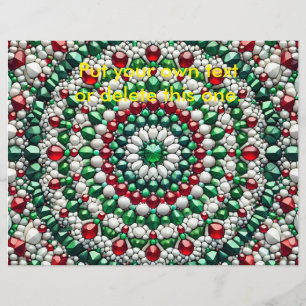 Flyer mit italienischem Farbdesign