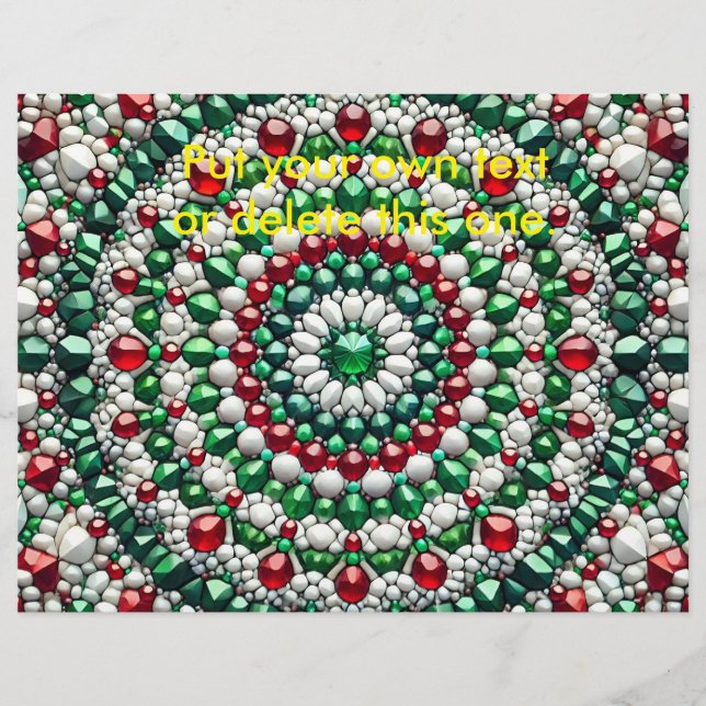 Flyer mit italienischem Farbdesign (Vorne)