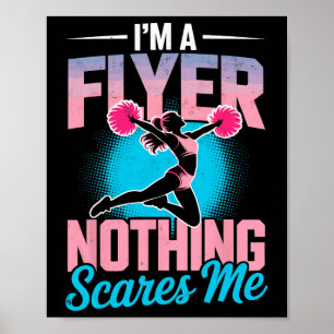 Flyer Nichts schreckt mich Cheer Girl Cheerleader  Poster