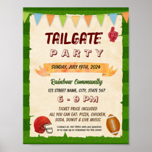 Flyer-Poster für Tailgate School Poster
