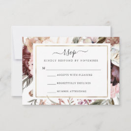 Flyer RSVP Rose Dusty