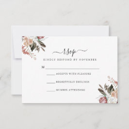 Flyer RSVP Rose Dusty