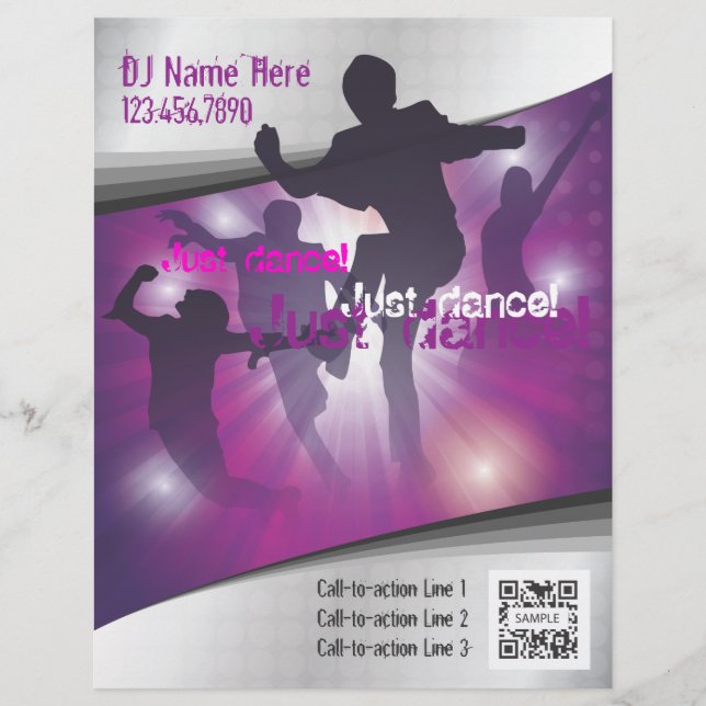 Flyer Template Dance (Vorne)