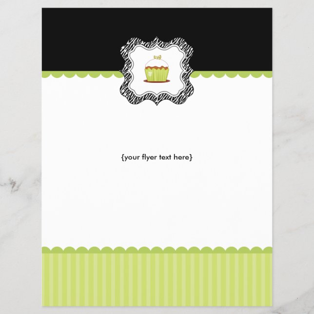 Flyer von Cupcake Shop oder Bäckerei (Vorne)