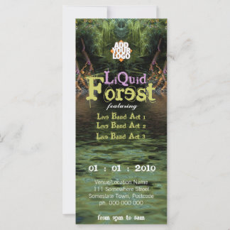 Flyer von flüssigem Party