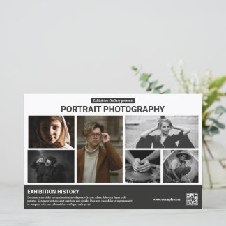 Flyer-Vorlage für Fotografieausstellung