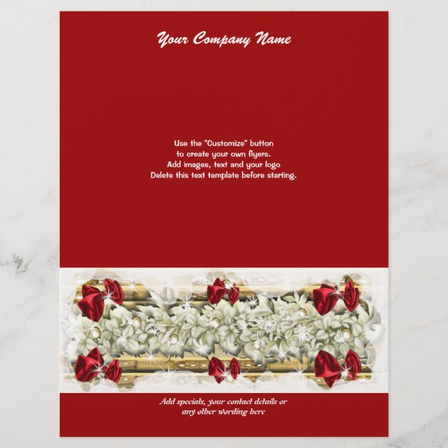 Flyer-Vorlage Weihnachtsfeiertage Marketing Flyer (Vorne)