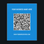 Flyer-Werbung für Ihren QR-Code Name Website Color Flyer<br><div class="desc">Benutzerdefinierte Farben und Schriftart Flyer mit Ihrem QR-Code und Custom Text Promotional Business Personalisiert Company Flyer / Geschenk - Hinzufügen Ihres QR-Codes / Bild oder Logo - Foto / und Text Name / Informationen / Mehr - Umgestalten und verschieben Sie Elemente mit Anpassungs-Tool. Wählen Sie / fügen Sie Ihren bevorzugten...</div>
