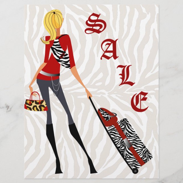 Flyer Zebra Handbag Gehäuse Red Tan (Vorne)