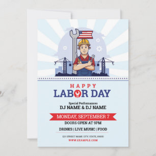 Flyer zum Internationalen Arbeitstag Einladung