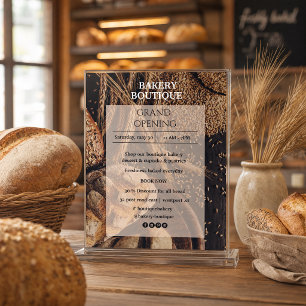 Flyer zur Eröffnung der Brotbäckerei Boutique