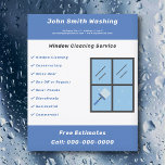 Flyer zur Fensterreinigung<br><div class="desc">Ein Flyer für berufliche Fensterreinigung. Es ist mit Telefonnummer, vollständiger Kontakt und Liste der Dienstleistungen!</div>